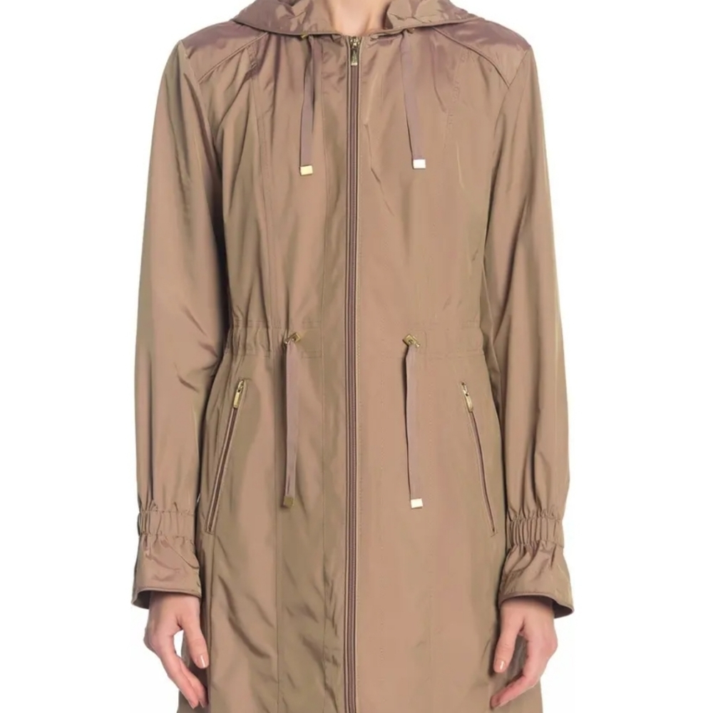 Cole Haan Women's Parka Size Medium Bronze - Picture 3 of 15